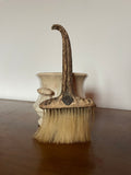 victorian handbrush with british pot