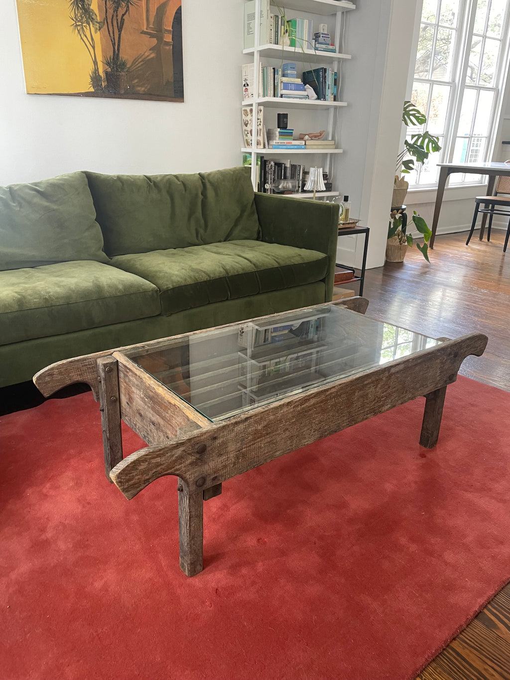 kind of stunning antique german wooden coffee table