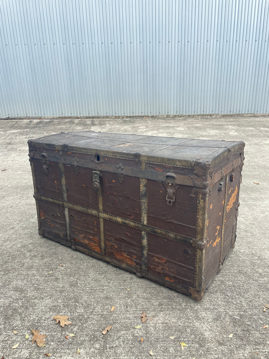 antique oversized steamer