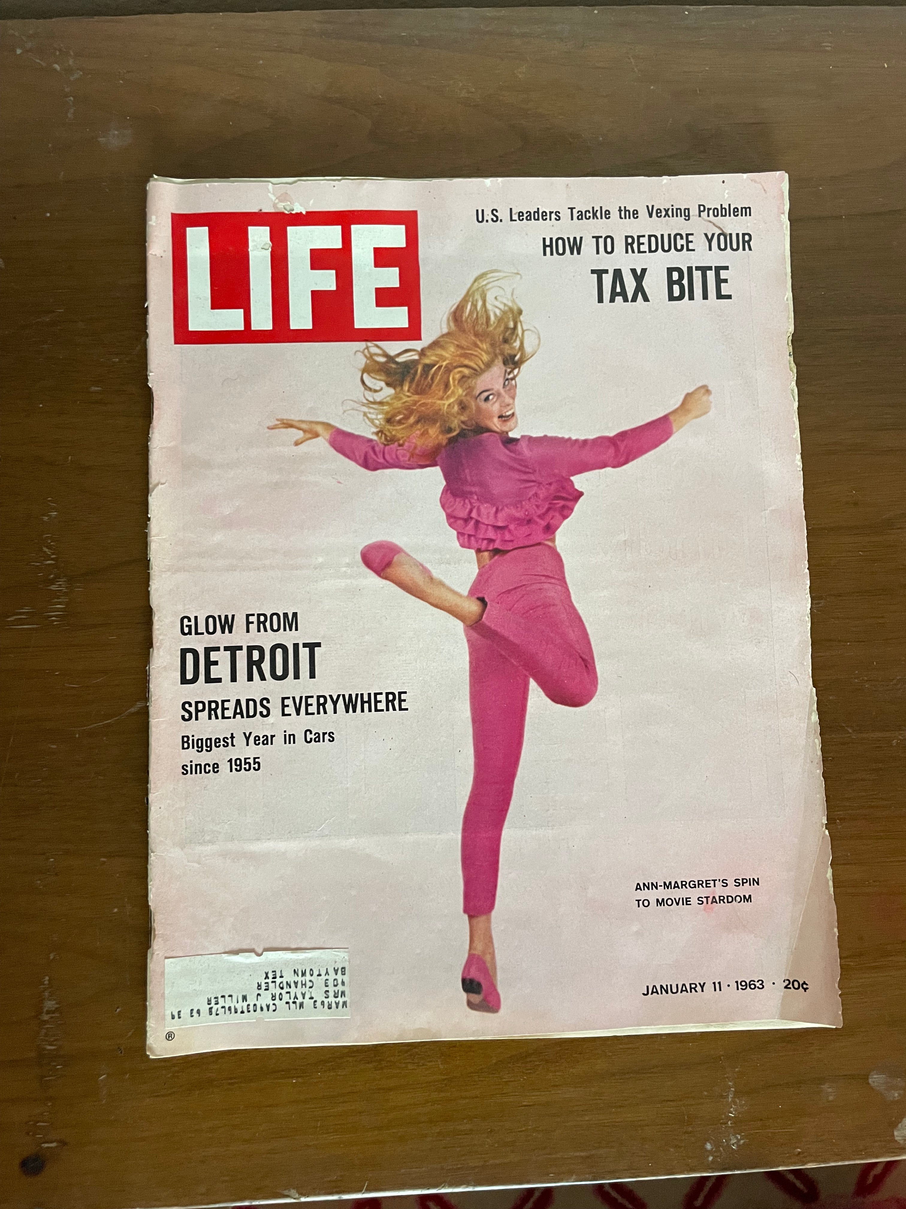 1963 life magazine, ann-margaret cover