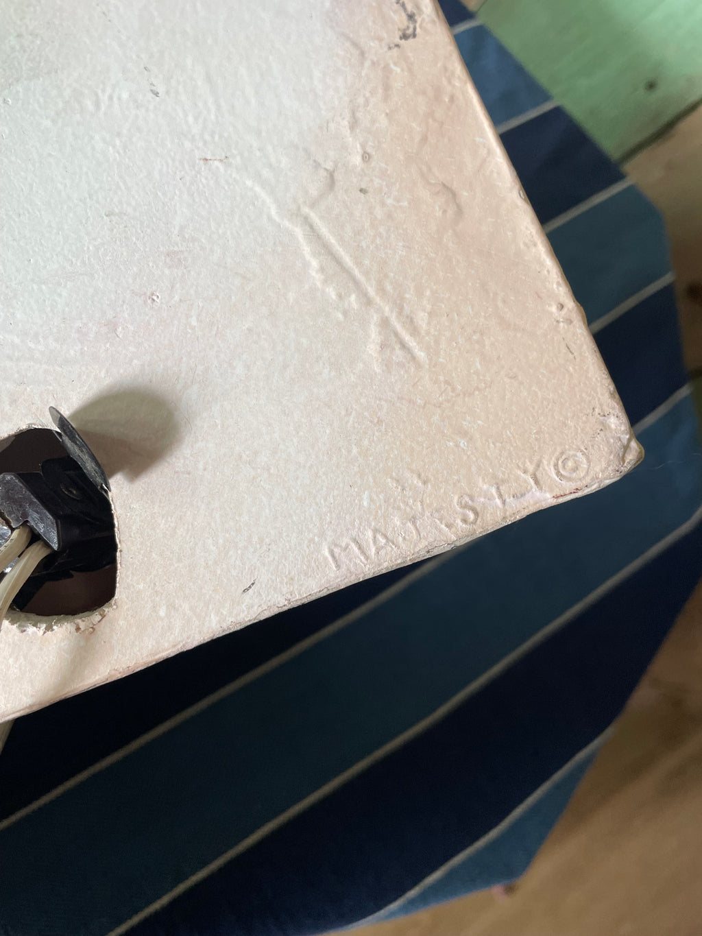 70’s kitch santa fe adobe ceramic lamp