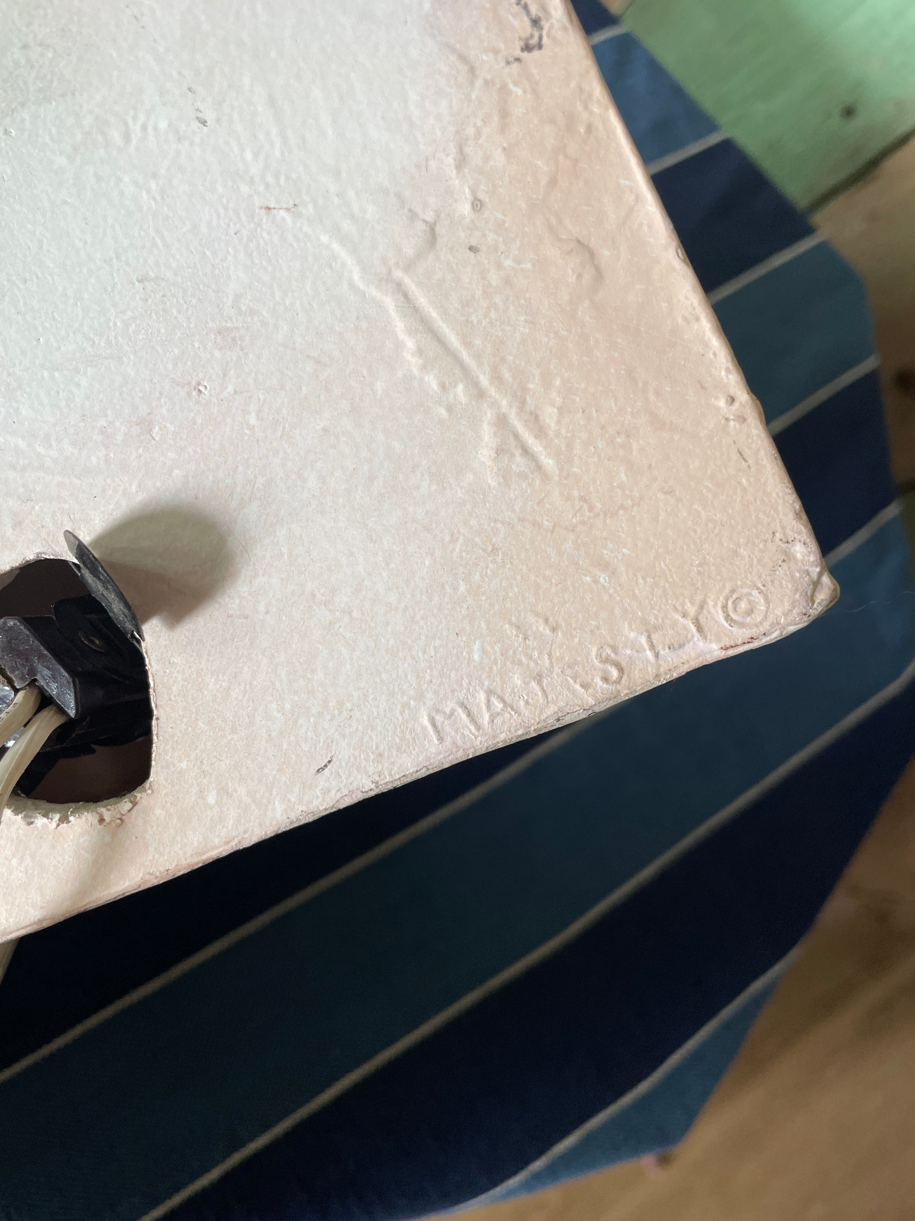 70’s kitch santa fe adobe ceramic lamp