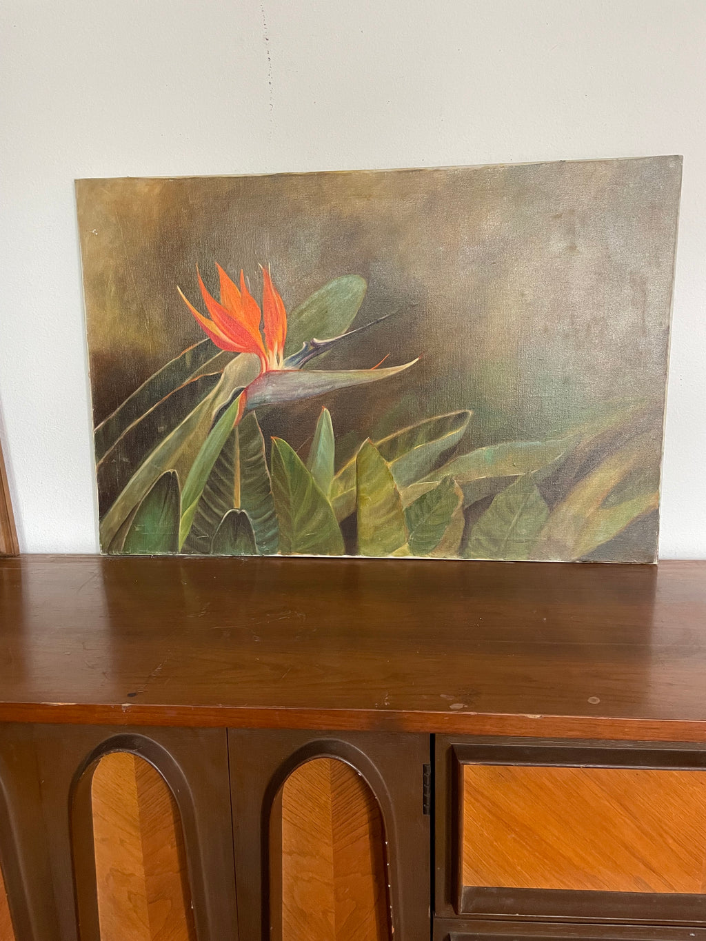 you will gasp, its *that* beautiful- bird of paradise painting