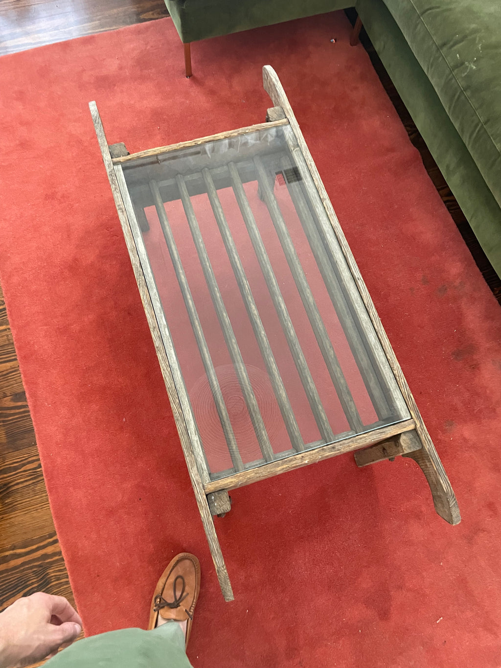 kind of stunning antique german wooden coffee table