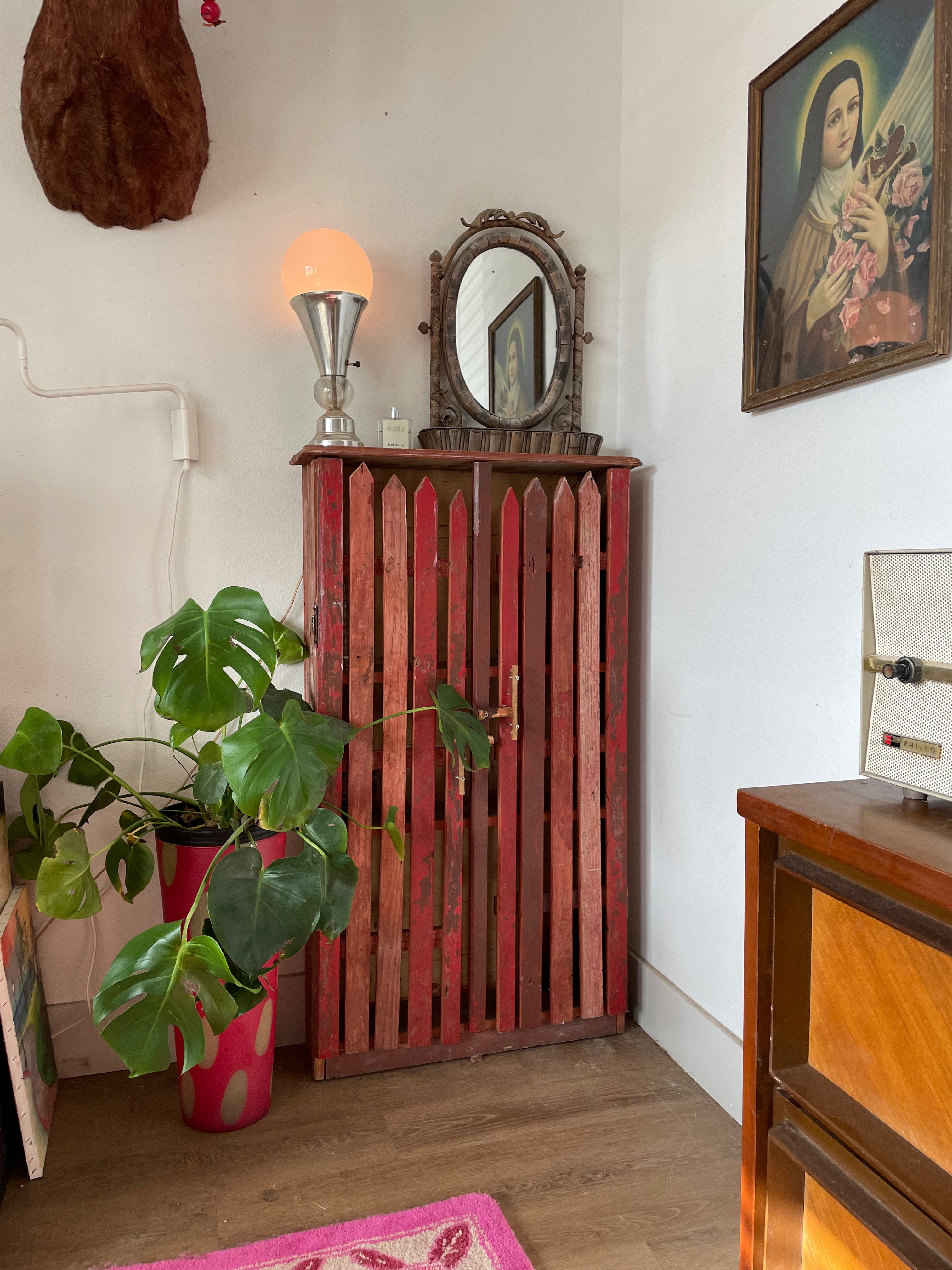 handmade fence cupboard? yeah