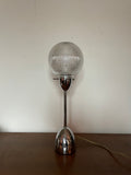 chrome spiky lamp base by umbra