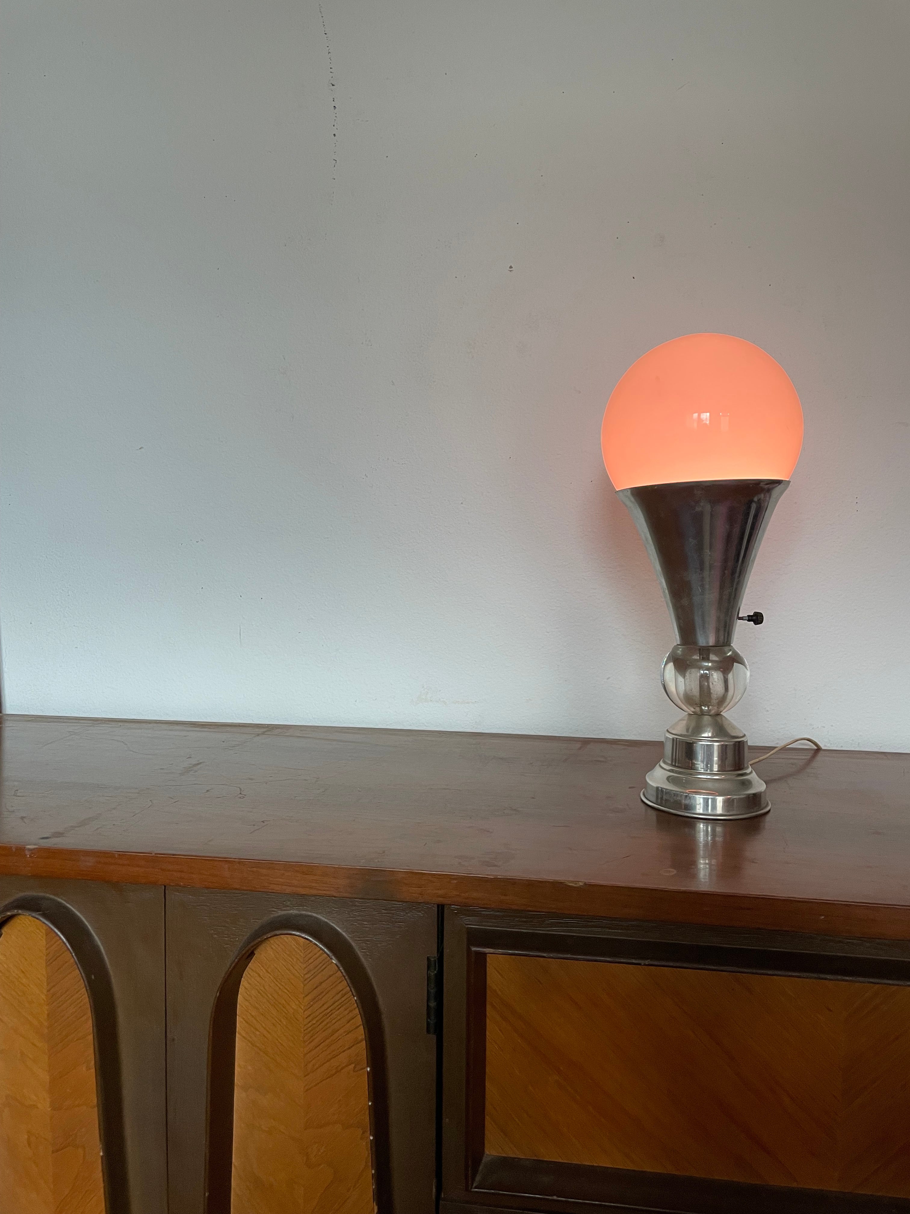 showstopper art deco torch lamp