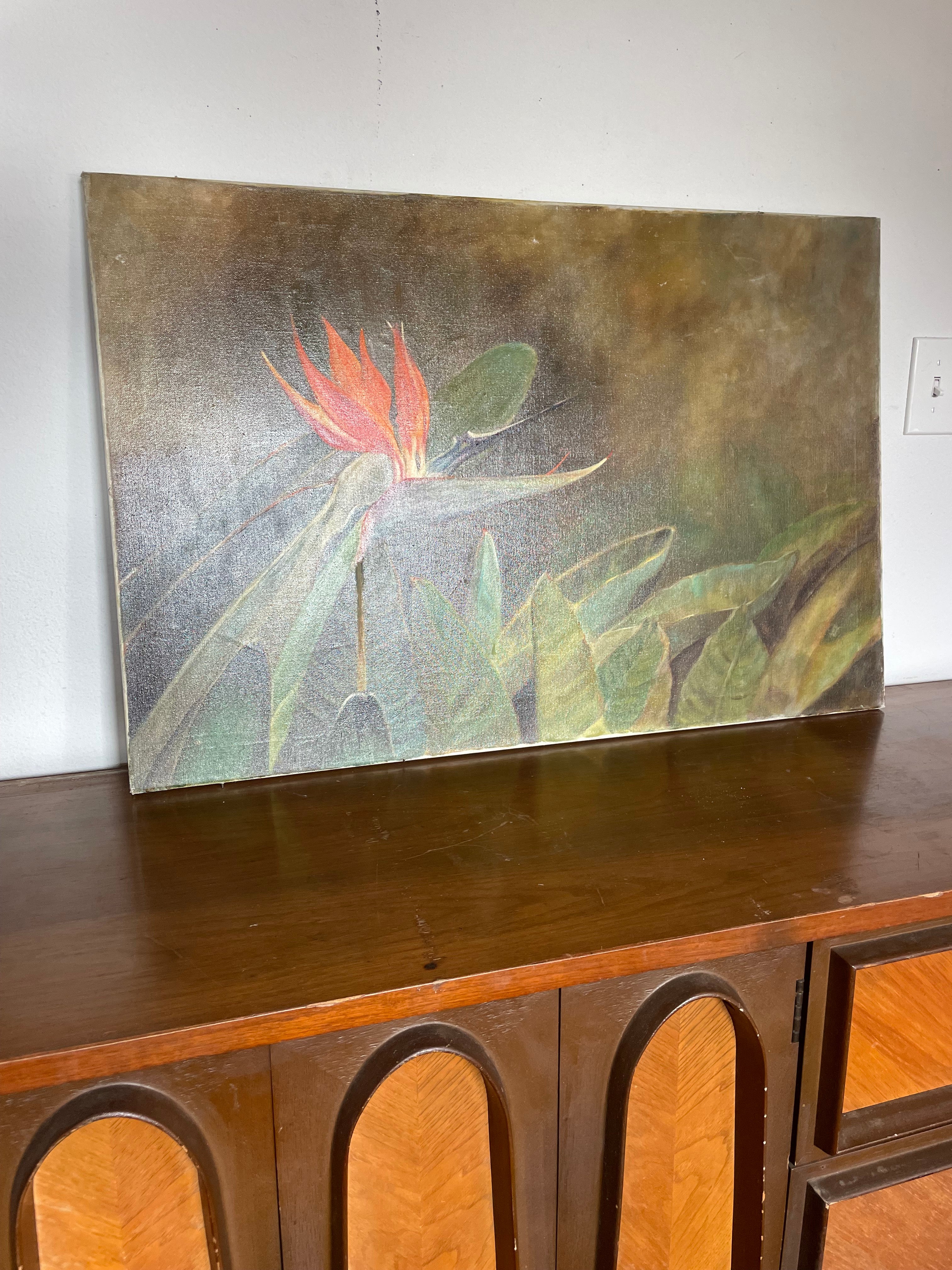 you will gasp, its *that* beautiful- bird of paradise painting