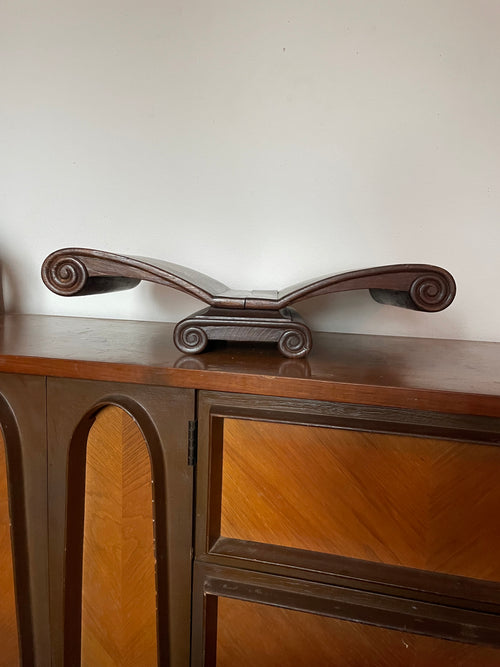 wooden lectern