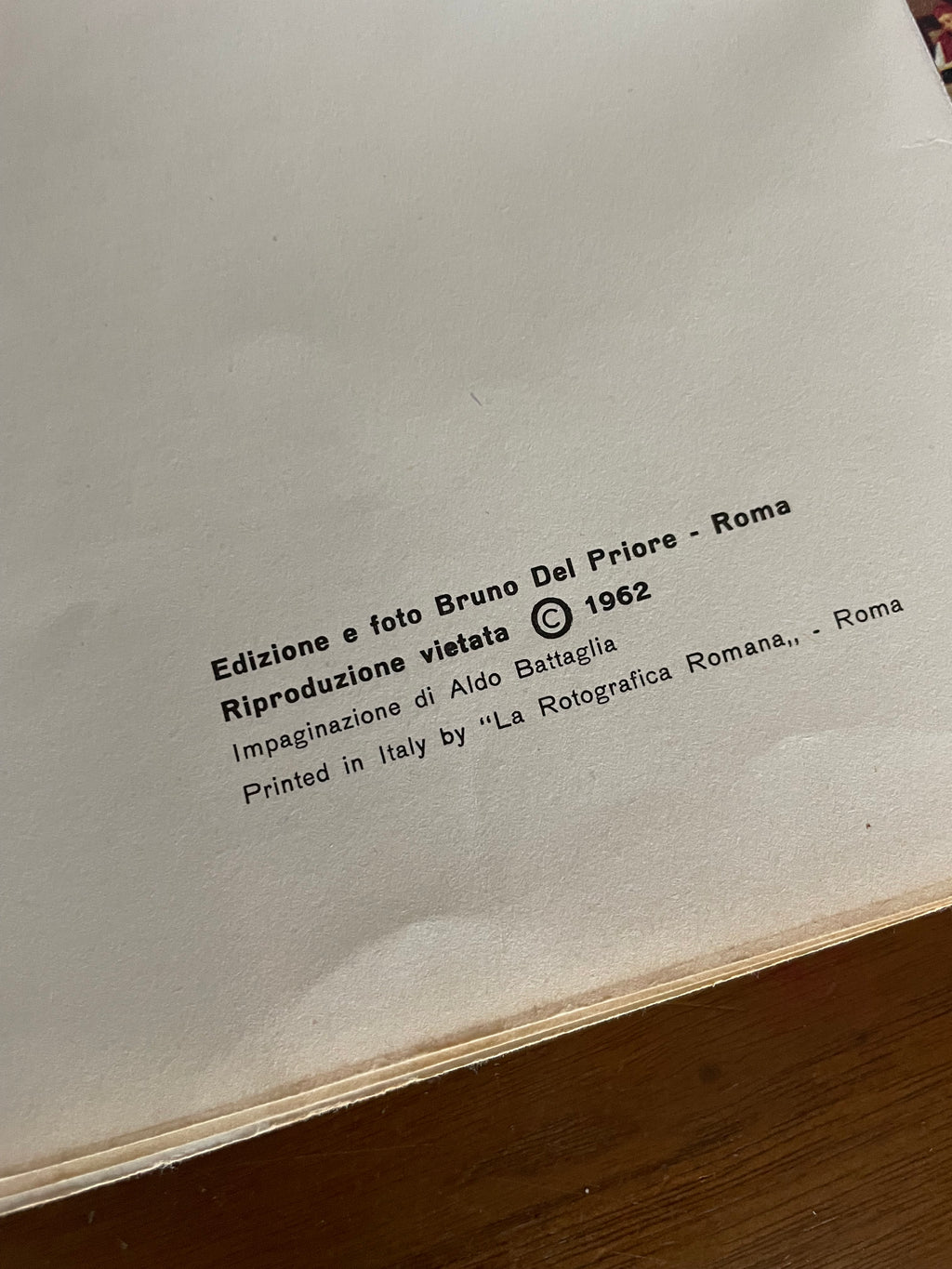 italian photo book of vatican city 1962