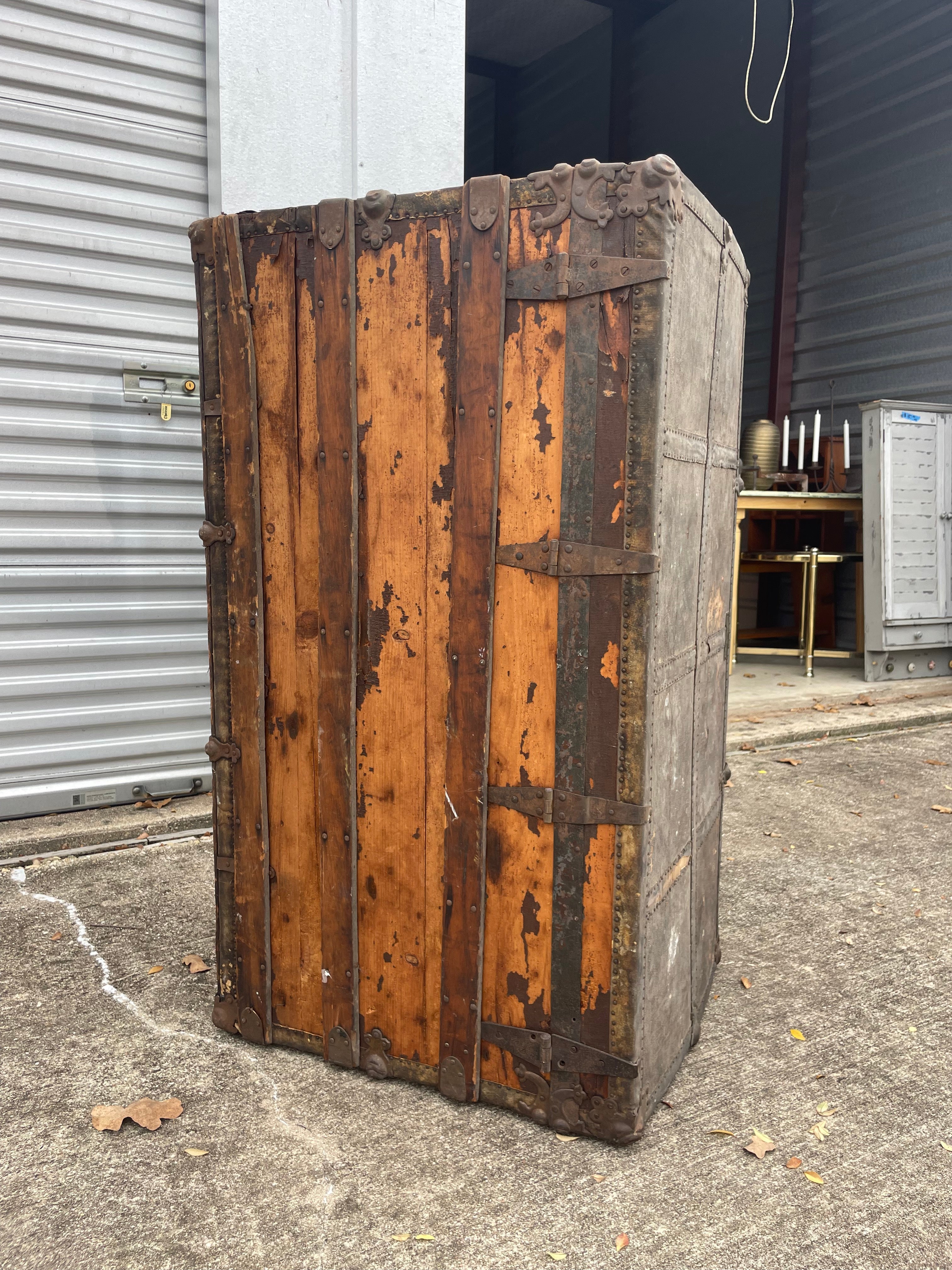 antique oversized steamer