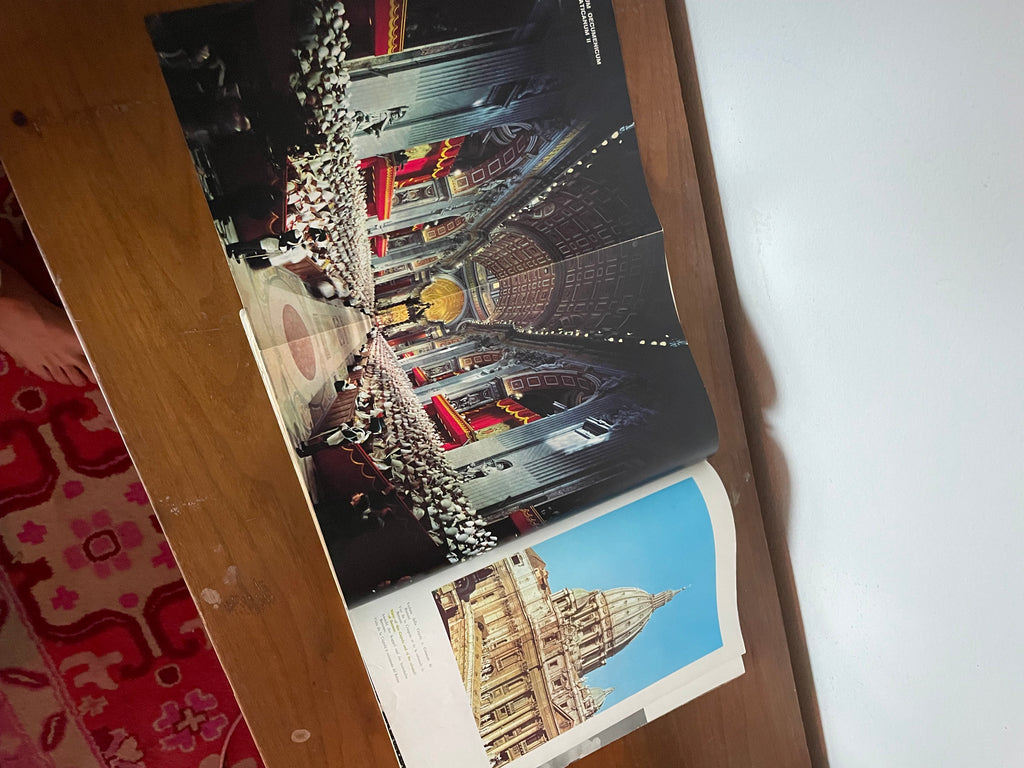 italian photo book of vatican city 1962