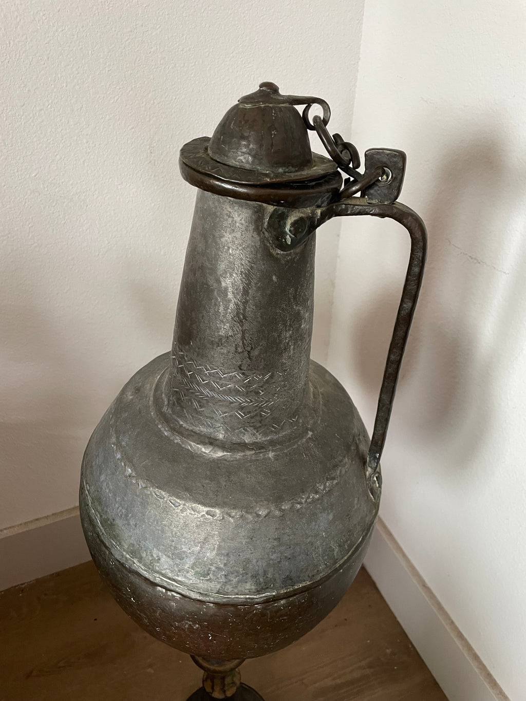 19th century hand carved jug