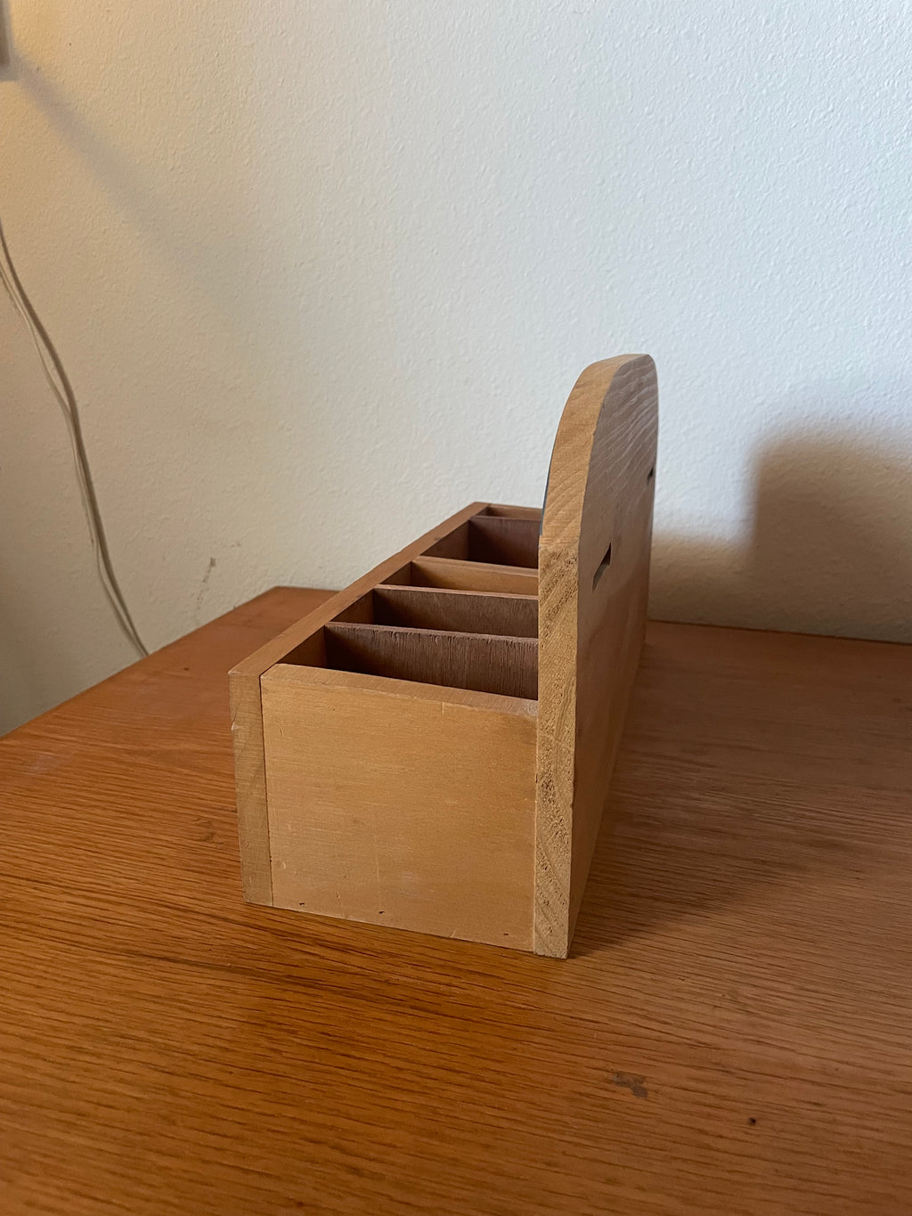 hand-painted wooden candy display