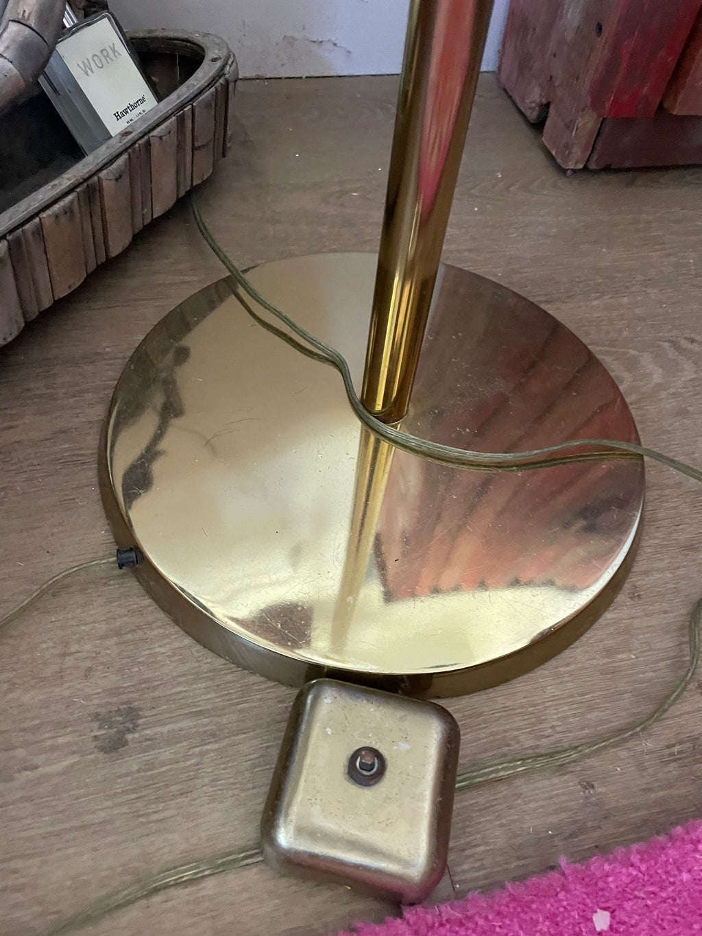 1970’s 65 inch torchiere floor lamp