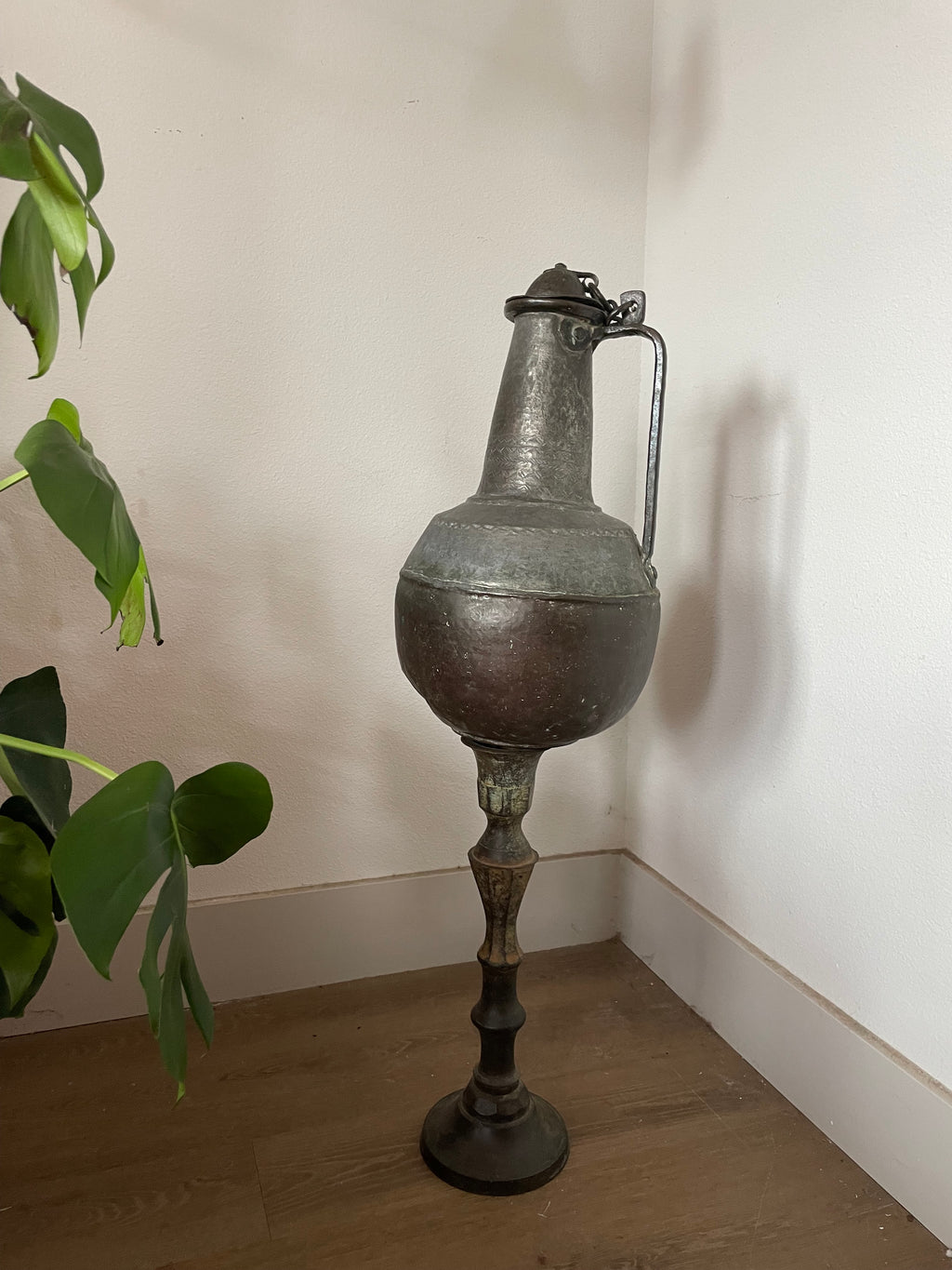 19th century hand carved jug