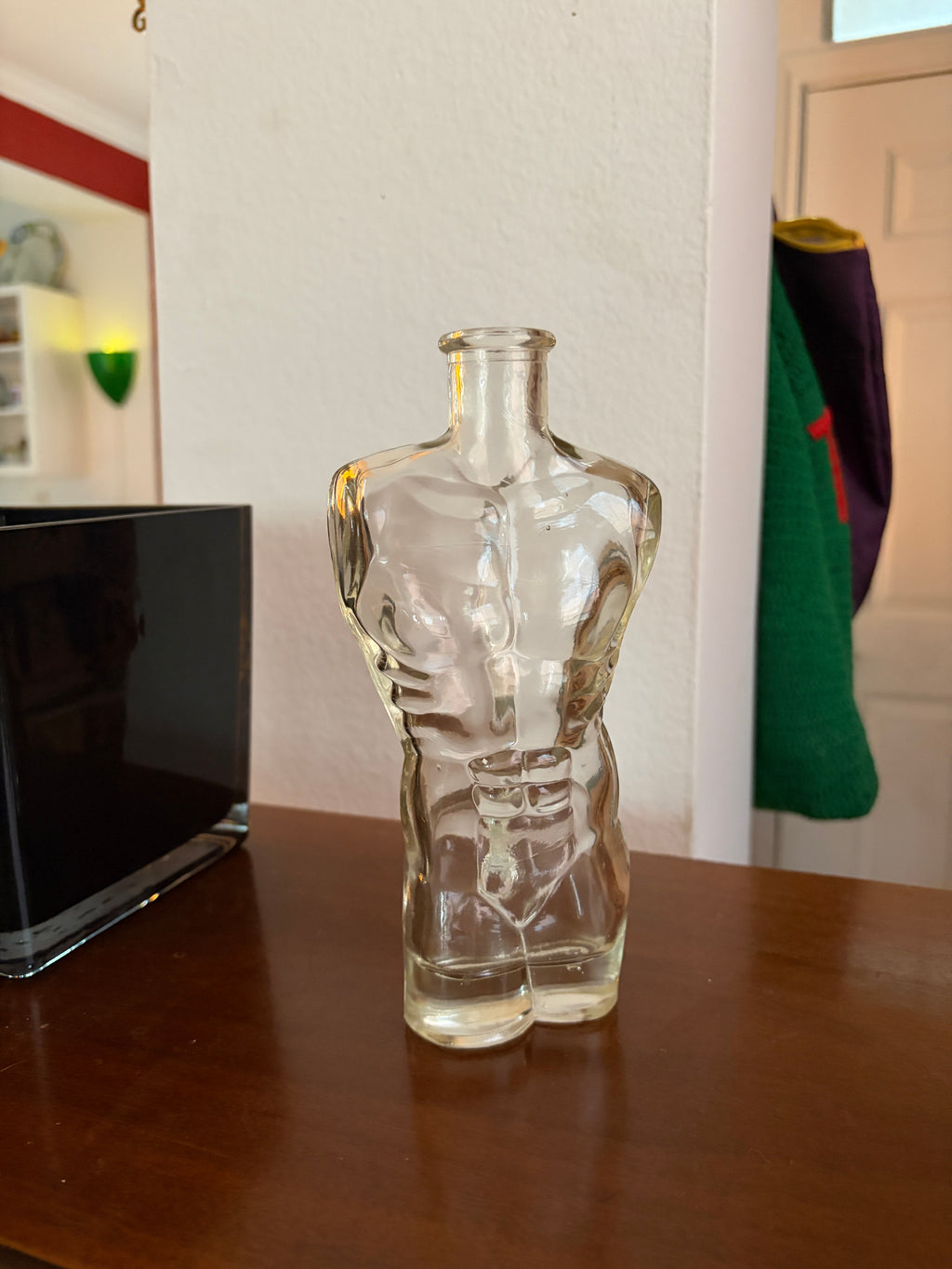 aggressively homosexual male physic glass bottle by lutex