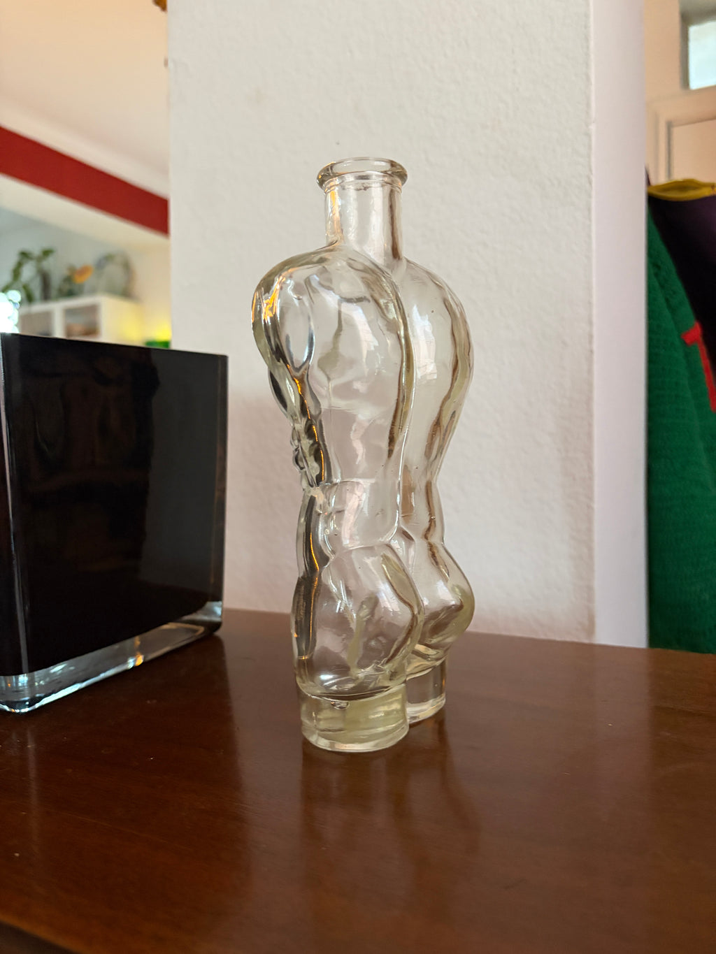 aggressively homosexual male physic glass bottle by lutex