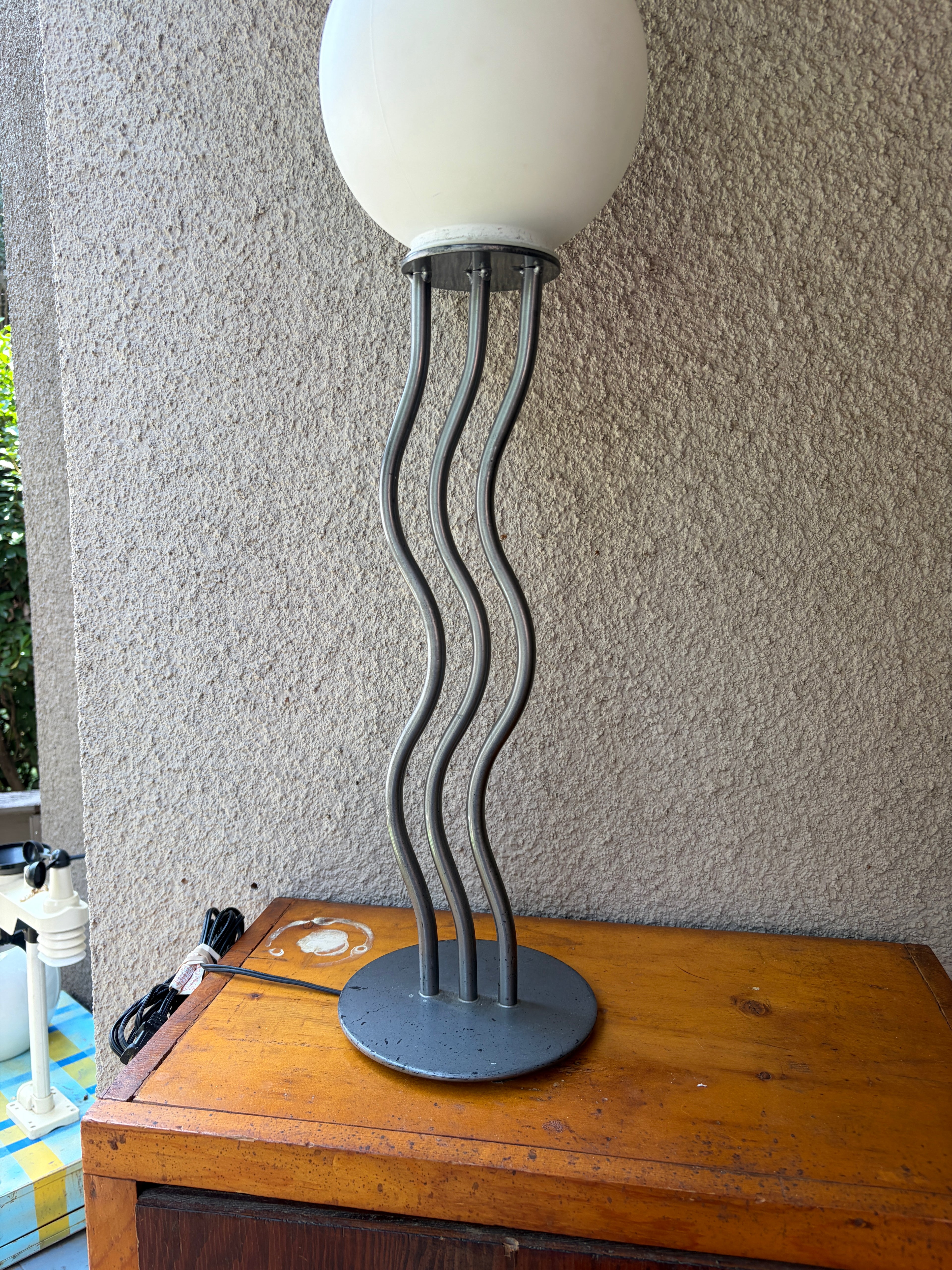 post modern Memphis style lamp (frankenstein)