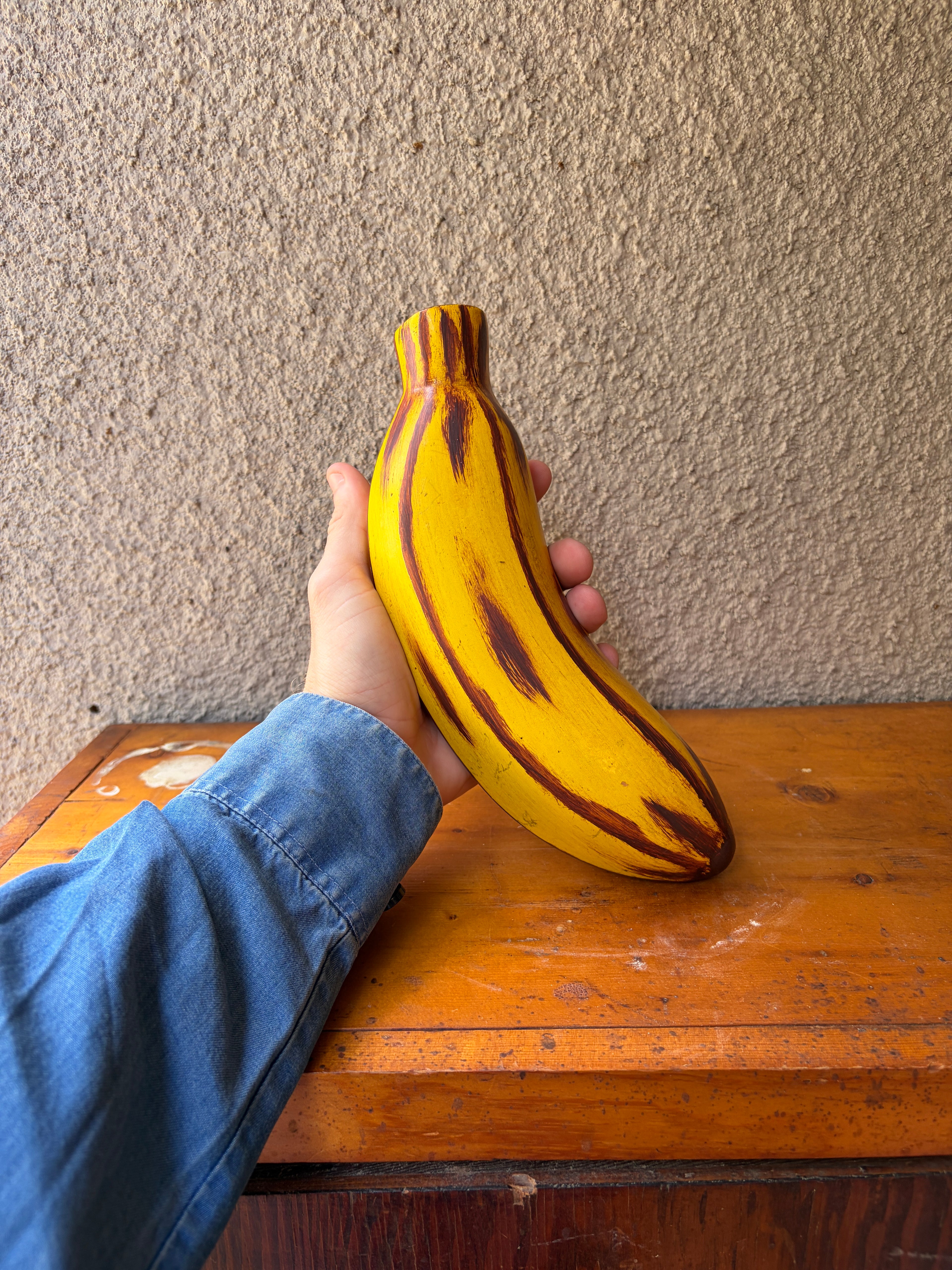 ceramic banana vase