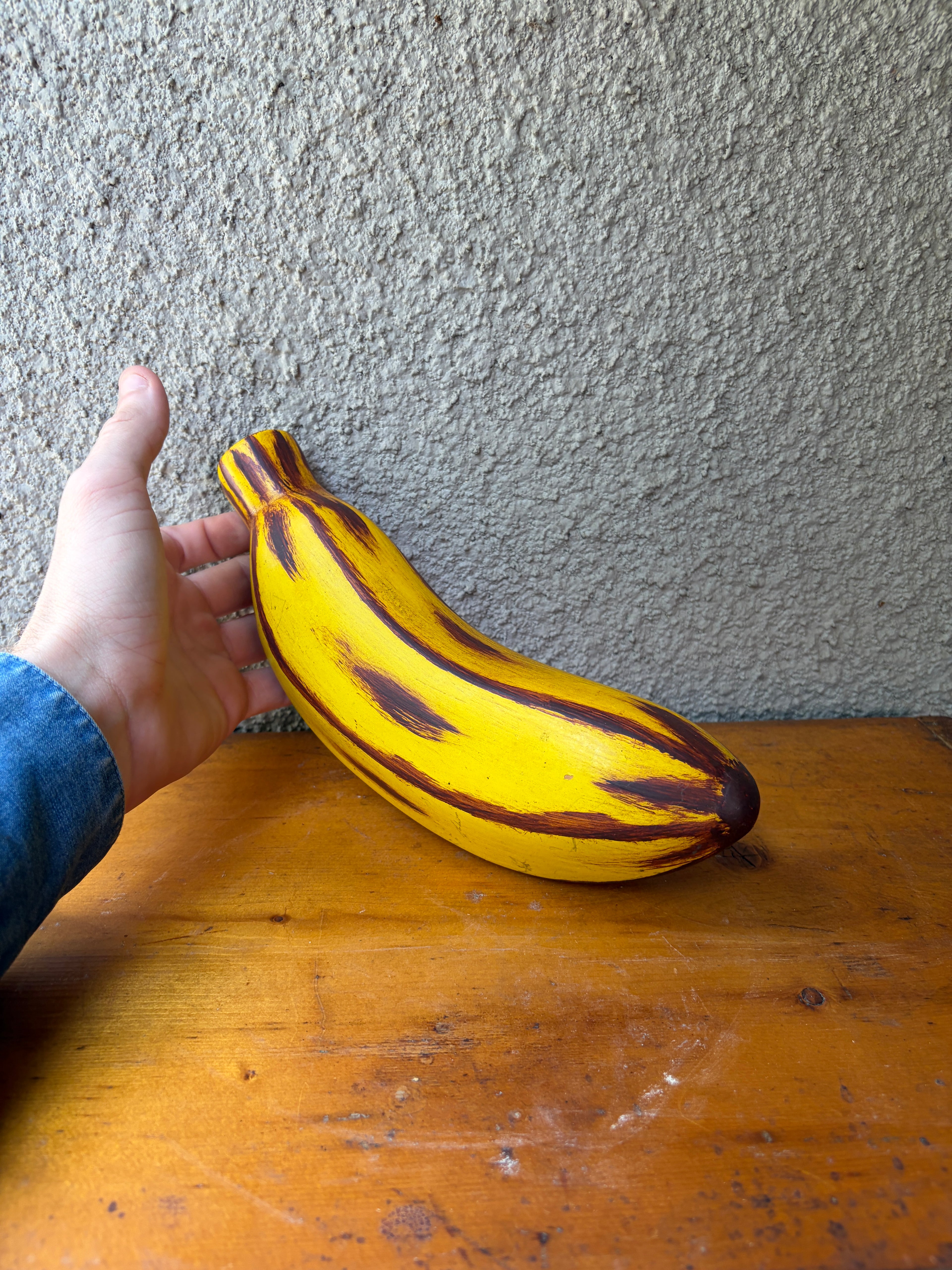 ceramic banana vase