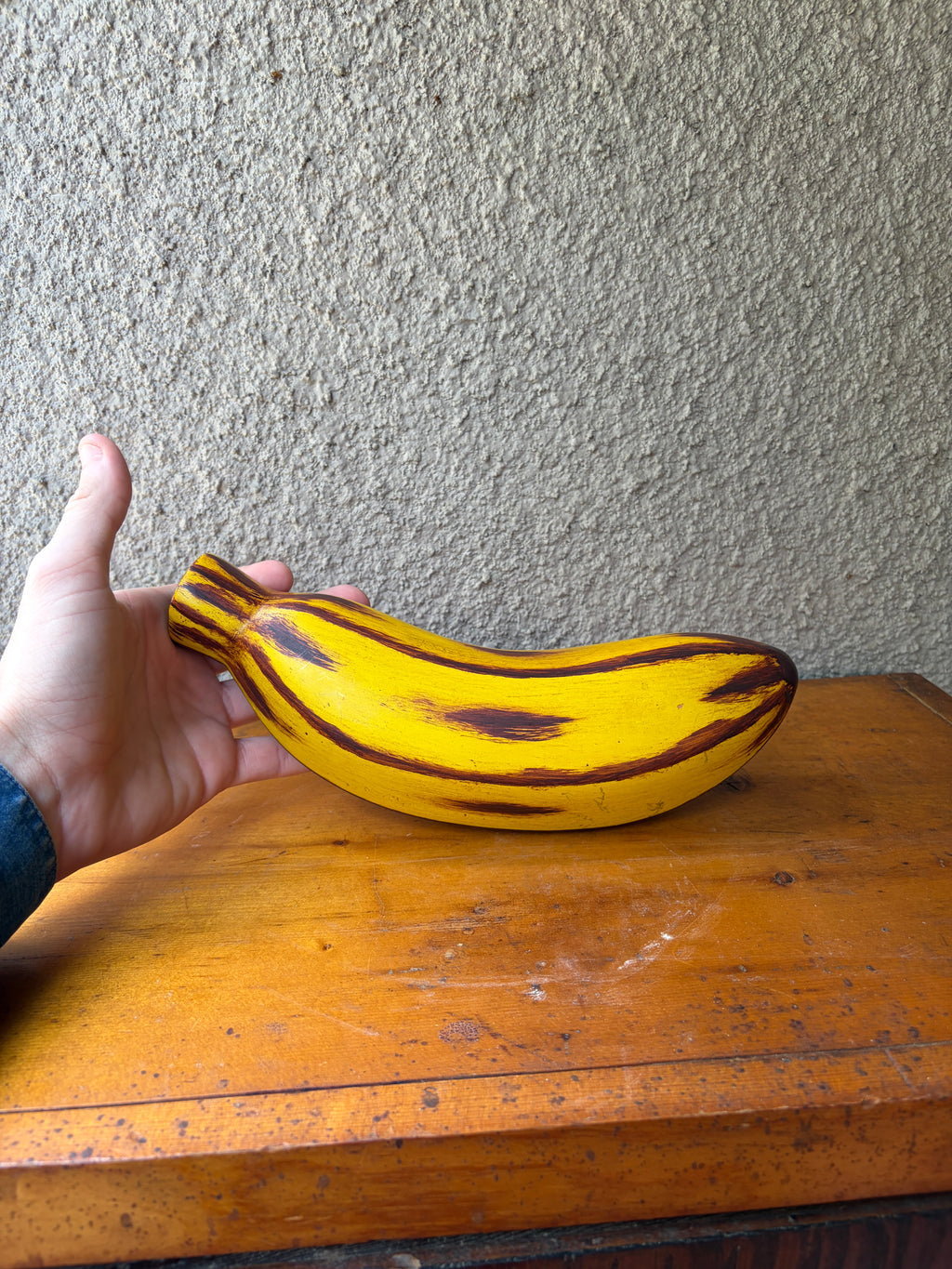 ceramic banana vase