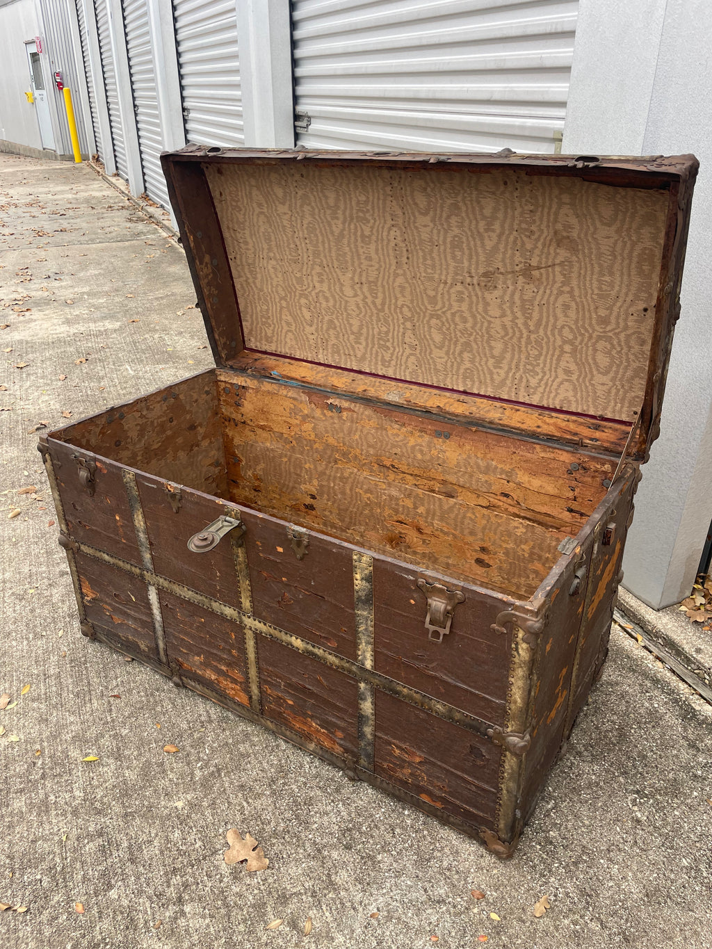 antique oversized steamer