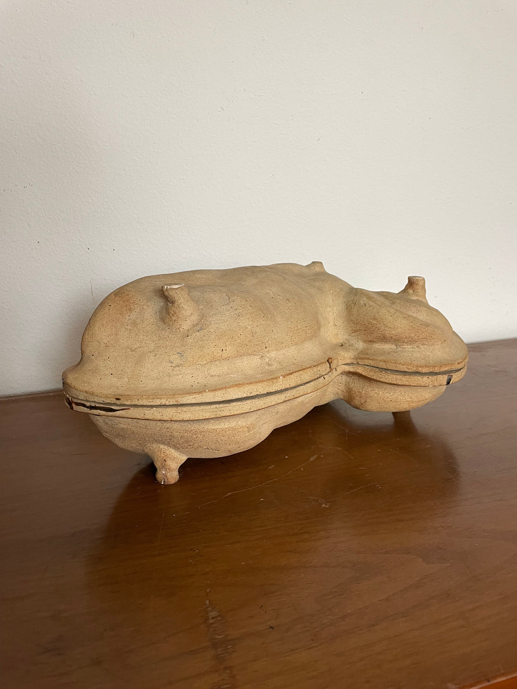 early 1900's german chocolate mold of a sheep