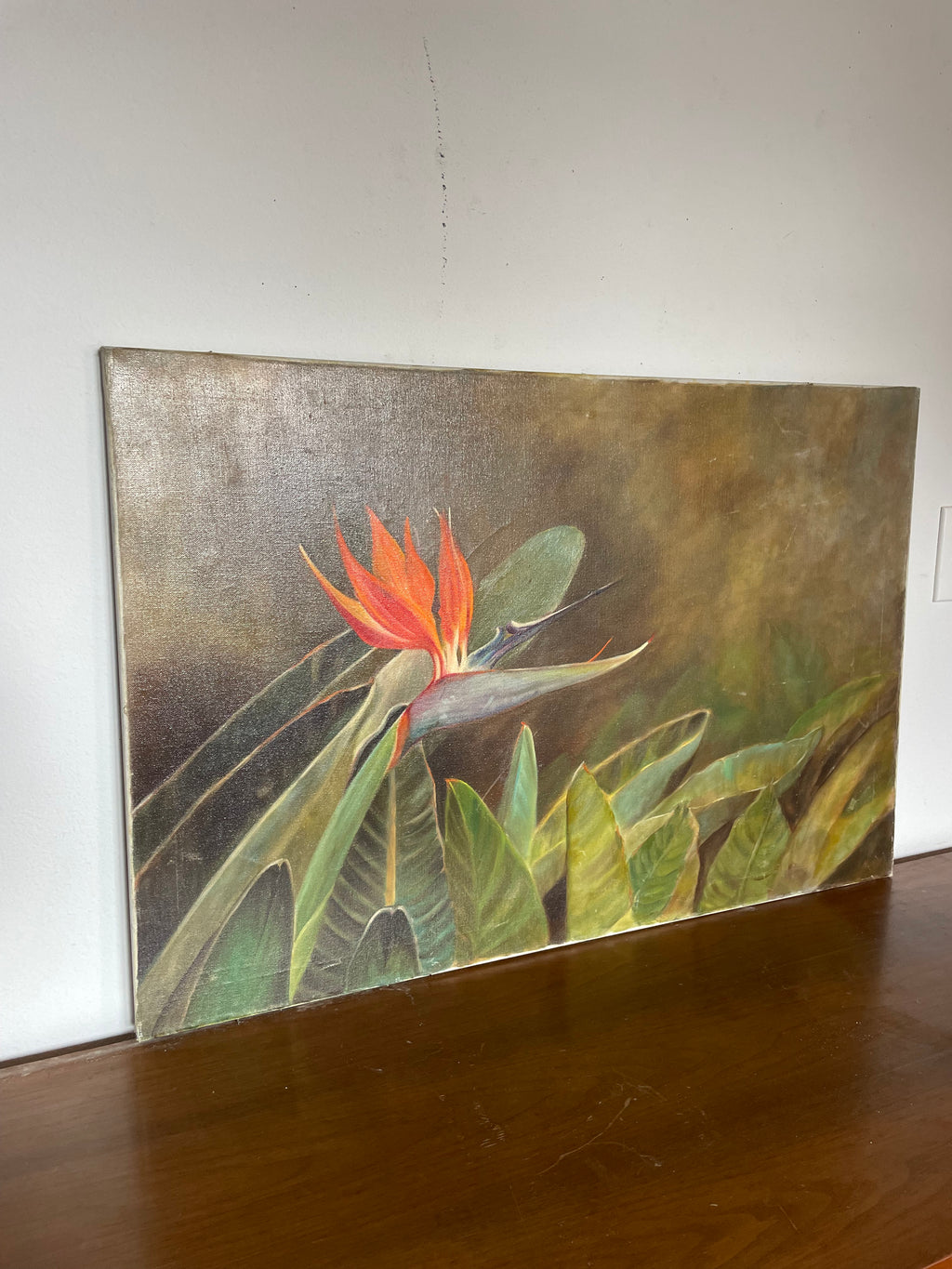 you will gasp, its *that* beautiful- bird of paradise painting