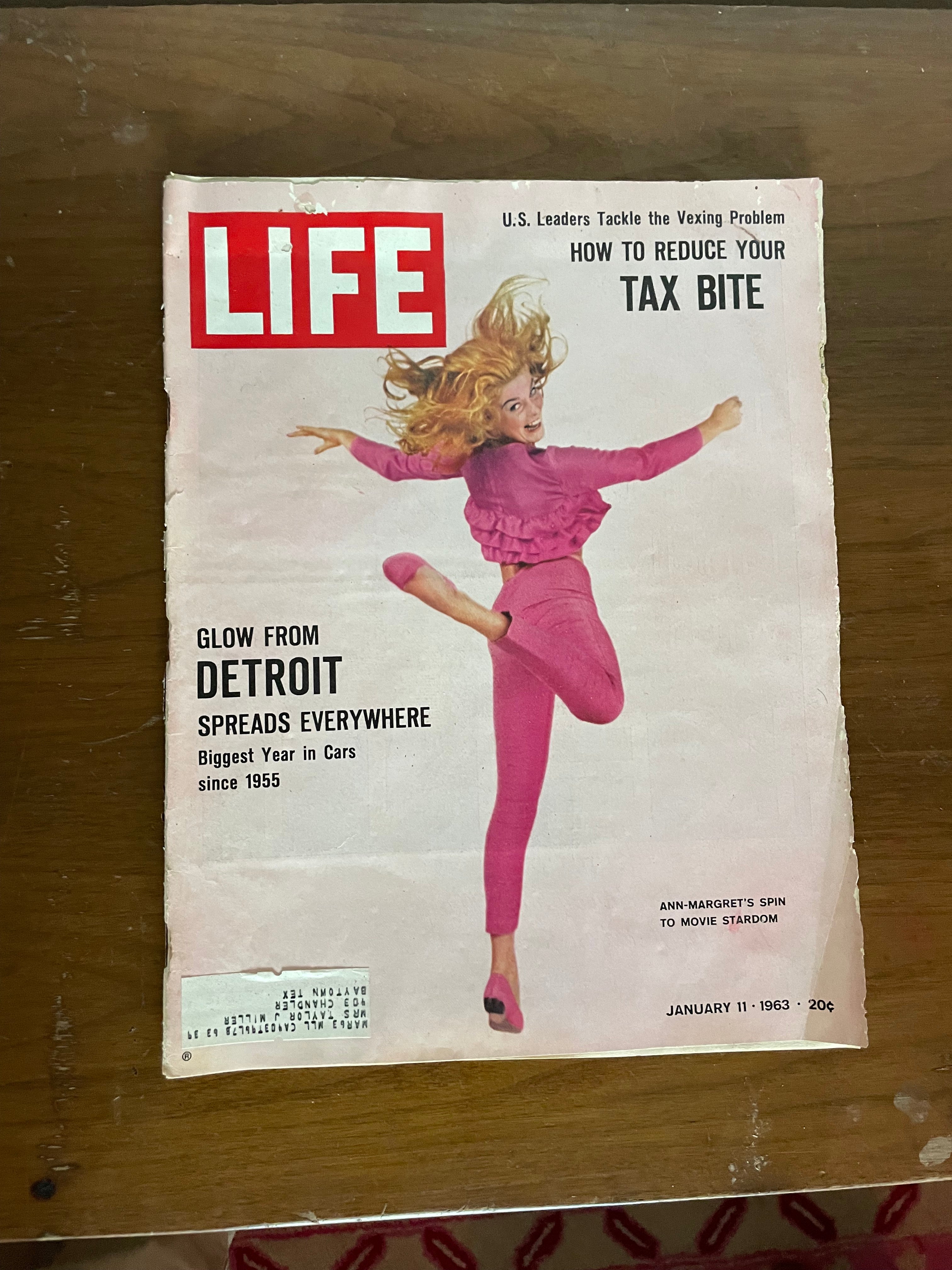 1963 life magazine, ann-margaret cover