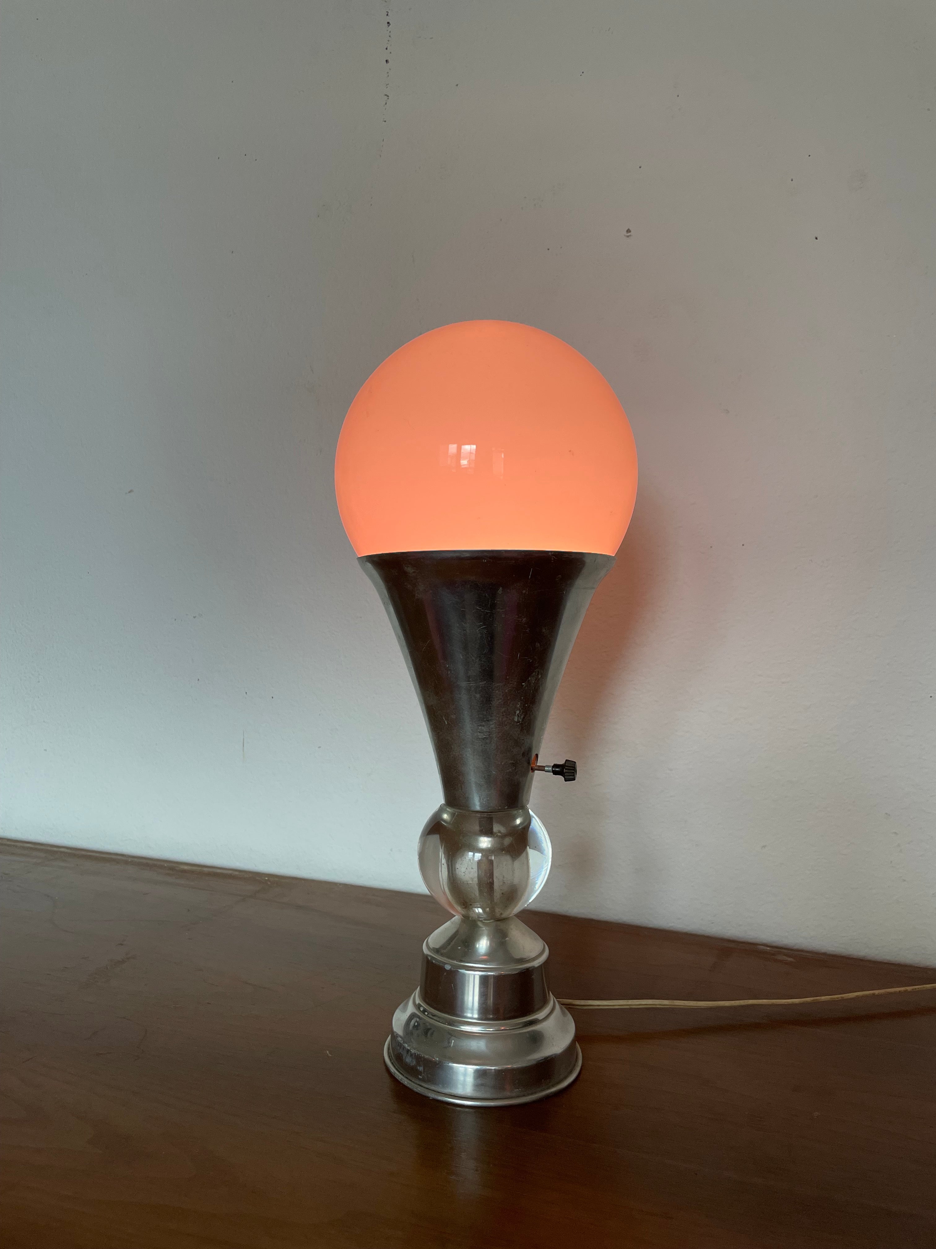 showstopper art deco torch lamp