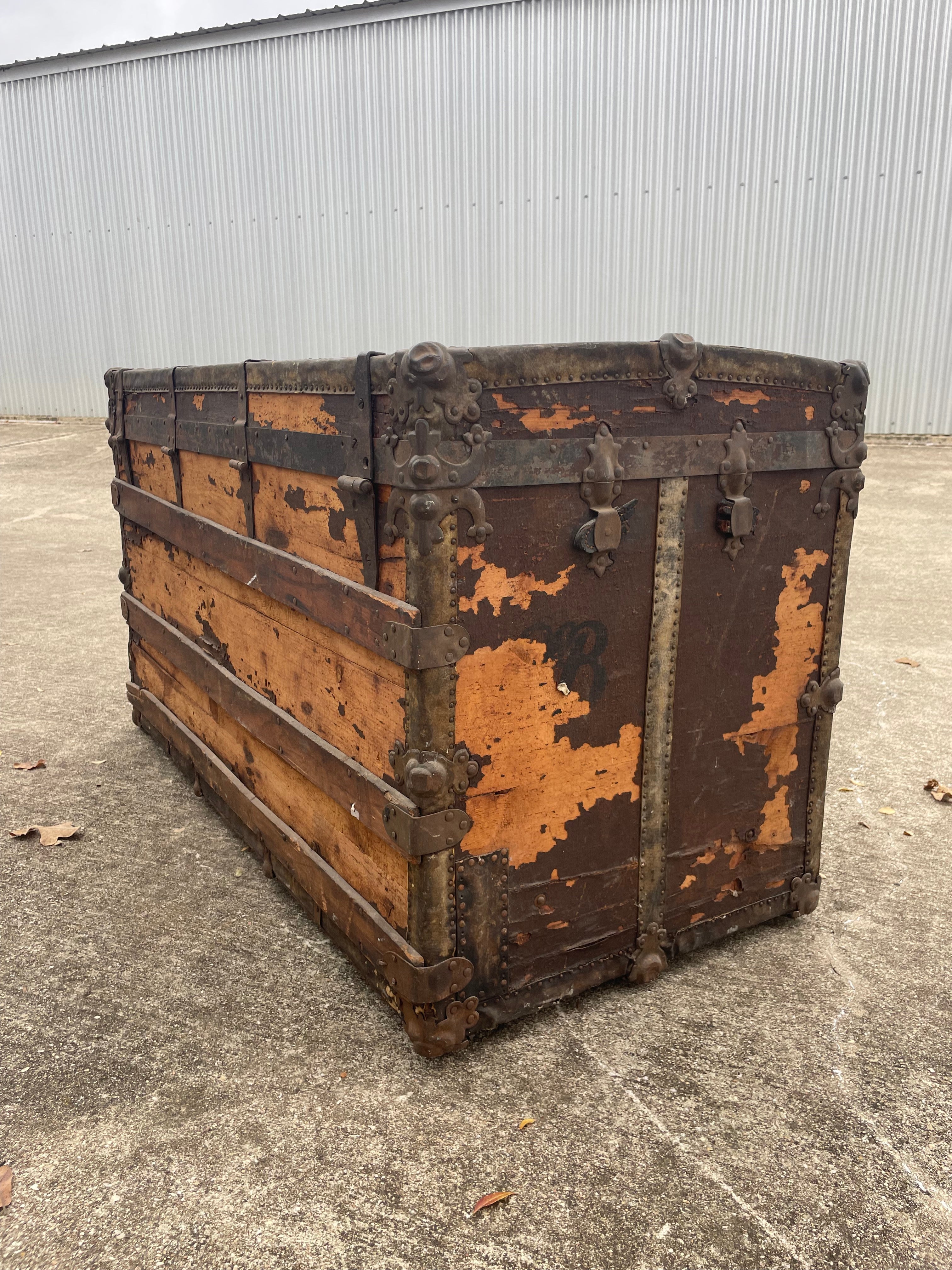 antique oversized steamer