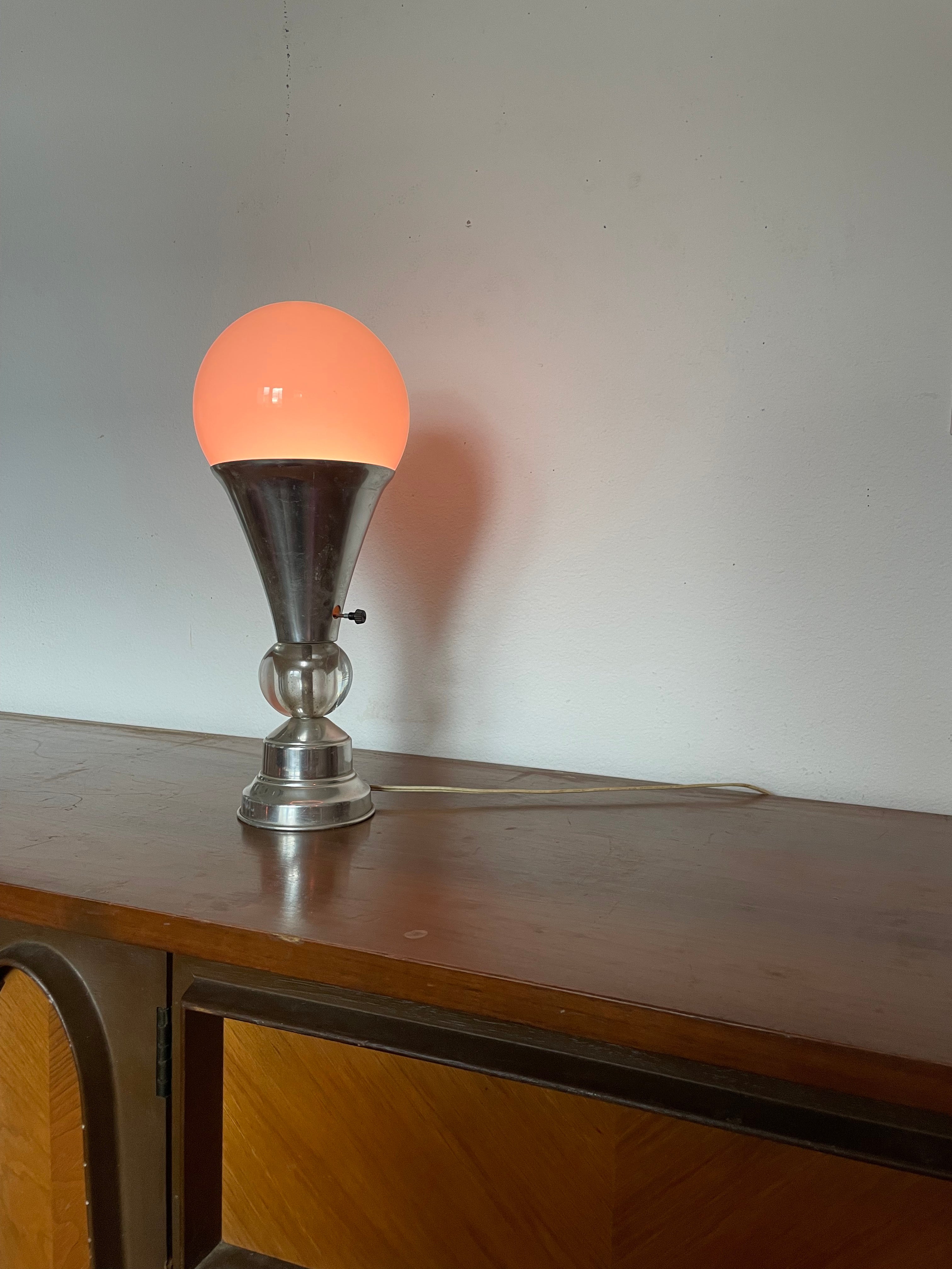 showstopper art deco torch lamp