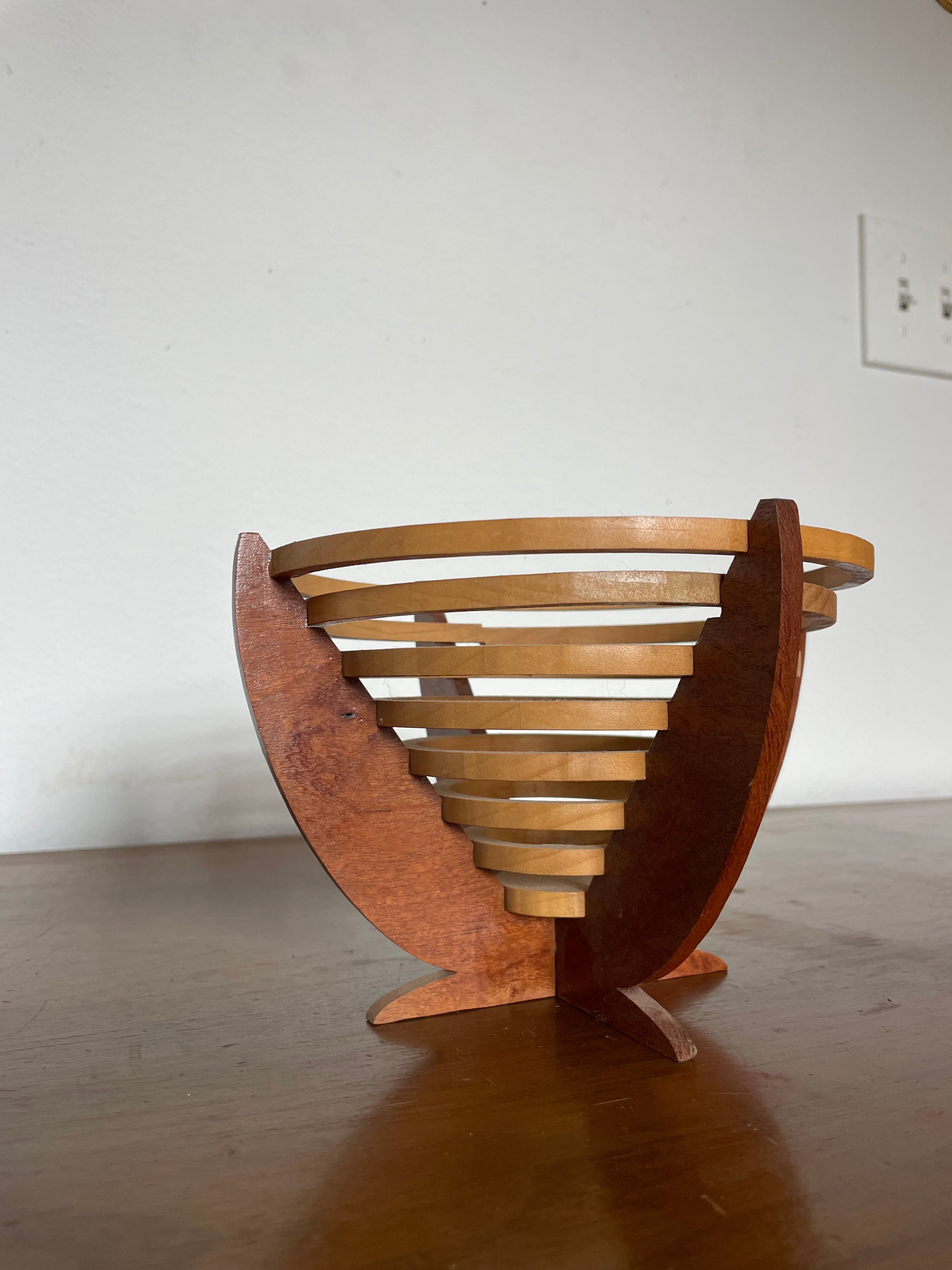 60's sculptural fruit bowl