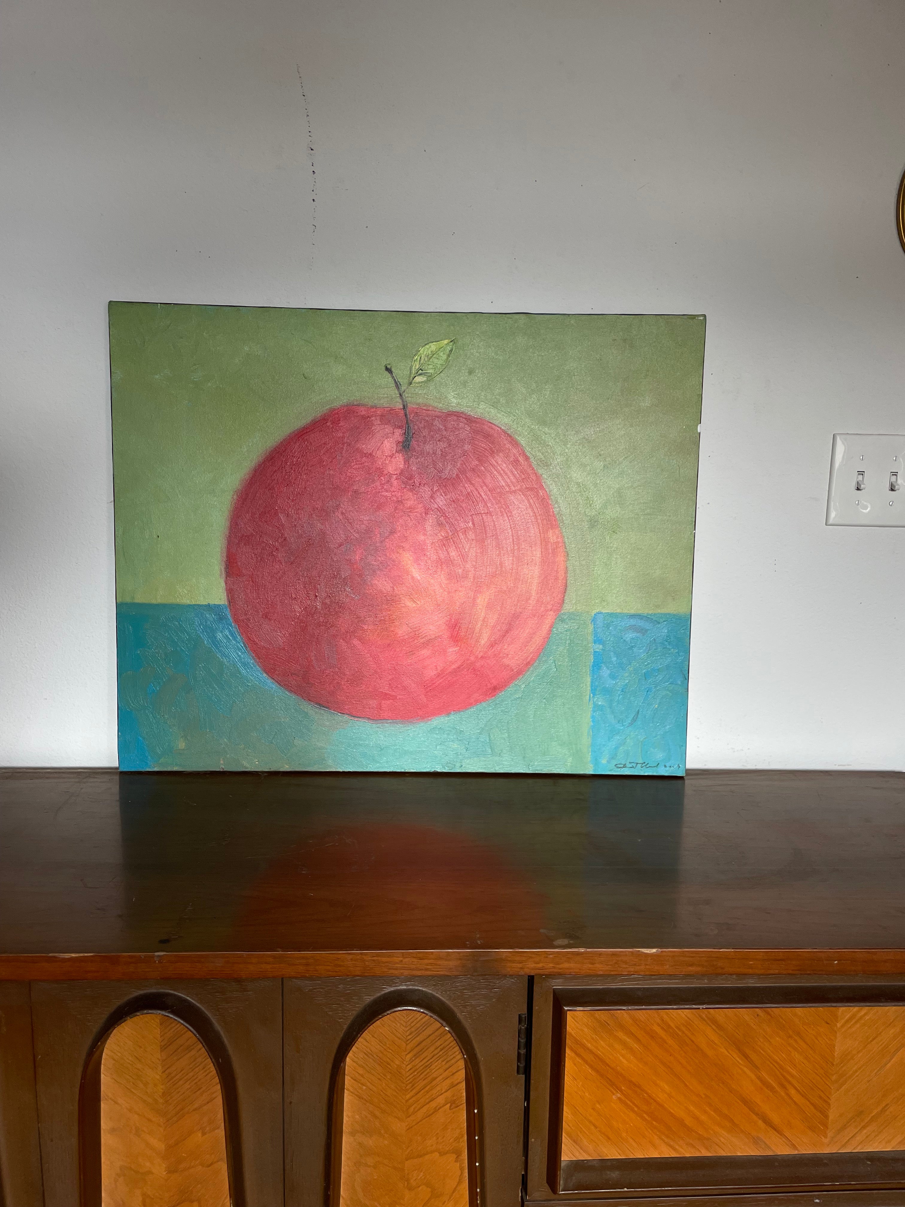 truly remarkable and noticeably large painting of a potato