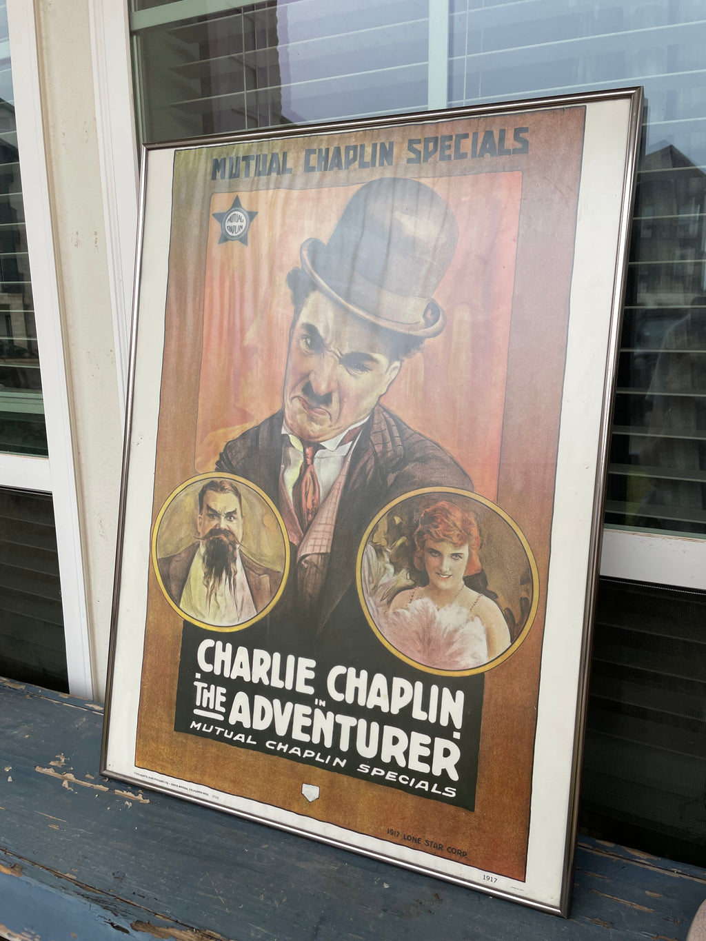 1976 charlie chaplin repro of 1917 movie poster