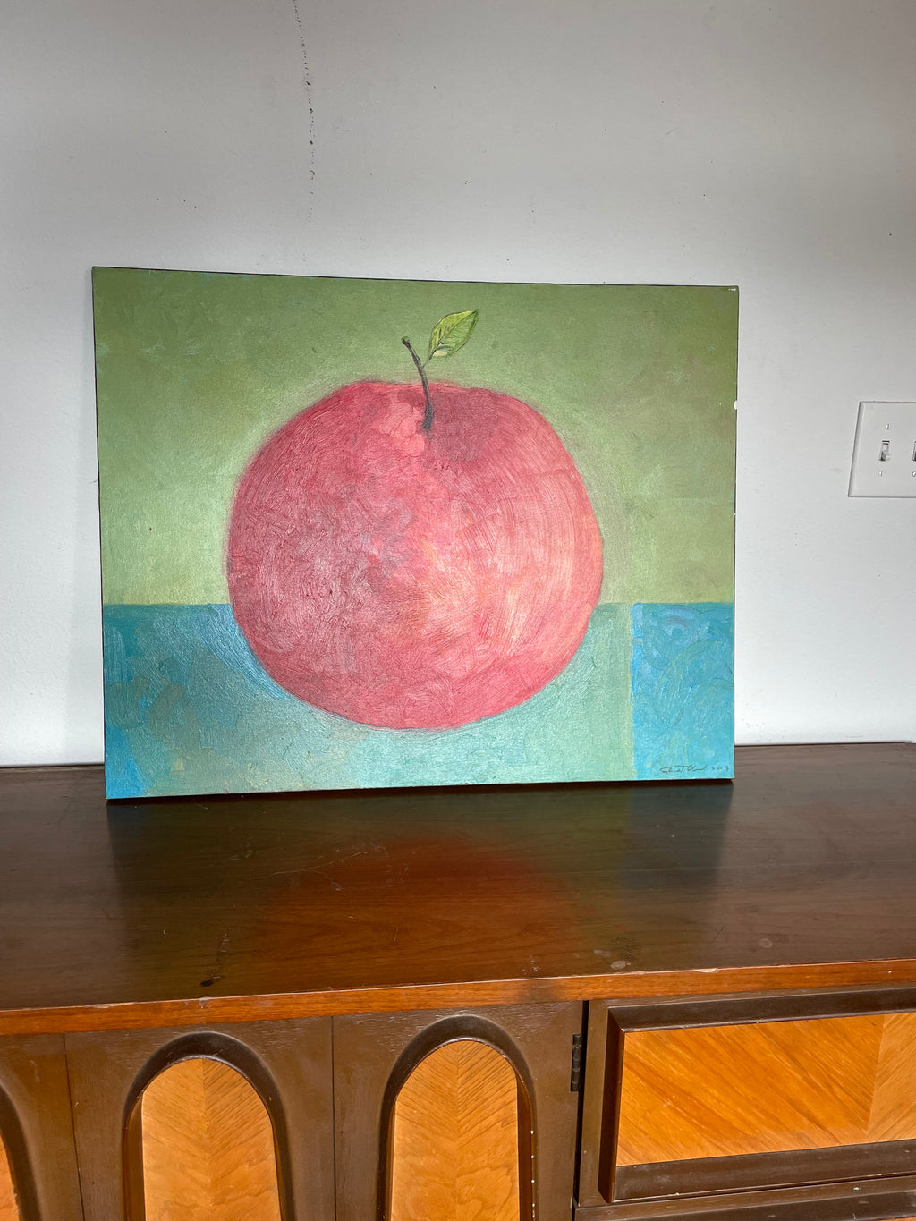 truly remarkable and noticeably large painting of a potato