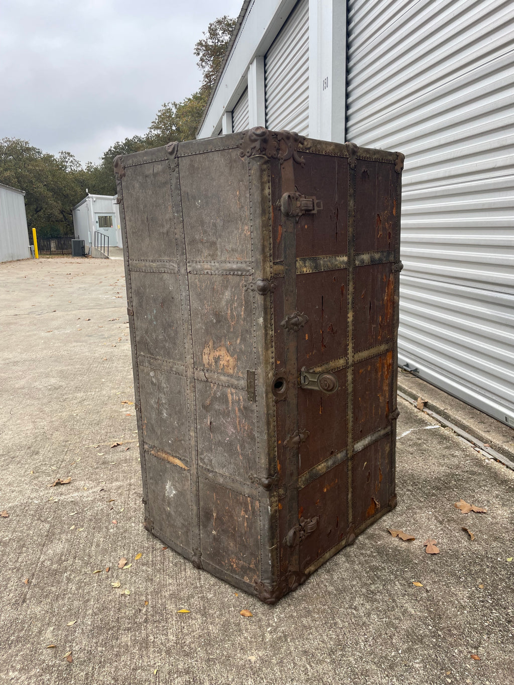 antique oversized steamer